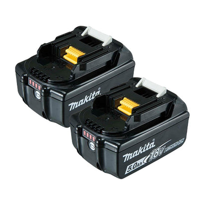 Makita 18V 5.0Ah Lithium Ion Battery High-Performance 2-Pack